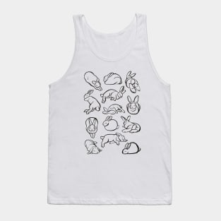 Schlafende Kaninchen Tank Top